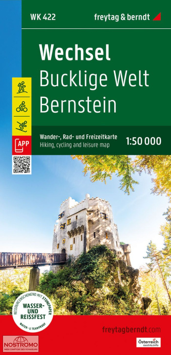 WK422 WECHSEL | carte de randonnée Freytag & Berndt