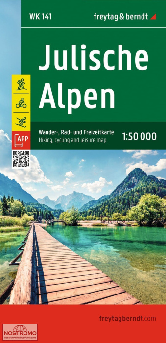 WK141 JULIAN ALPS | Freytag & Berndt hiking map