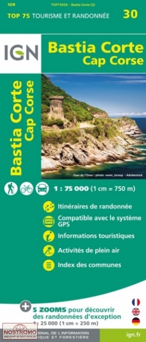 BASTIA - CORTE 30 | IGN travel map