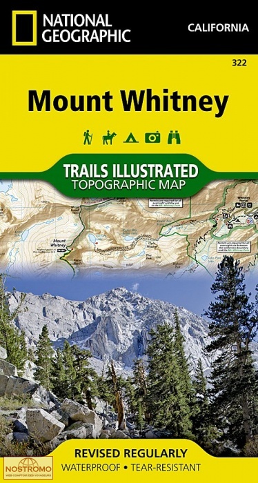 MOUNT WHITNEY | National Geographic hiking map
