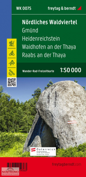 WK0075 NÖRDLICHES WALDVIERTEL | Freytag & Berndt hiking map