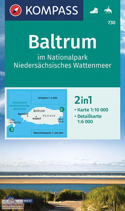 730 BALTRUM | Kompass hiking map