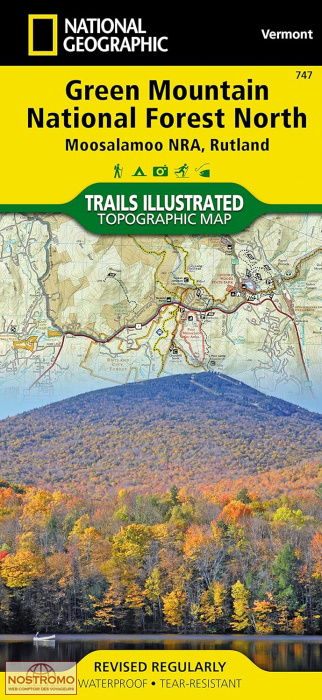 GREEN FOREST NATIONAL FOREST NORTH | carte de randonnée National Geographic
