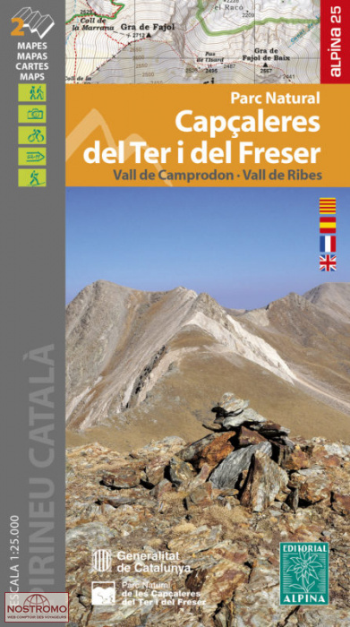 48 CAPÇALERES DEL TER I DEL FRESER | Alpina hiking maps