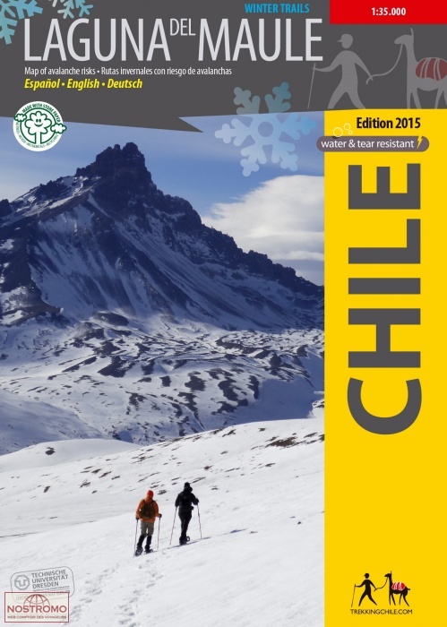 LAGUNA DEL MAULE | Trekkingchile winter sports map