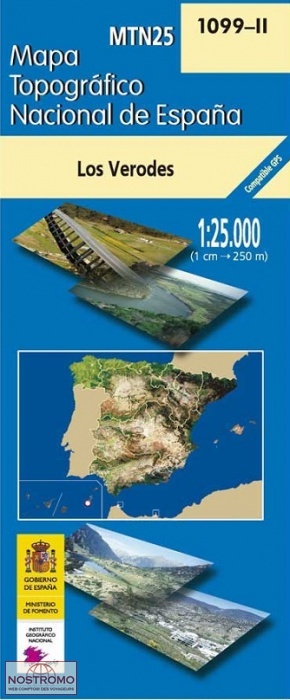 1099-2 LOS VERODES | carte topographique CNIG