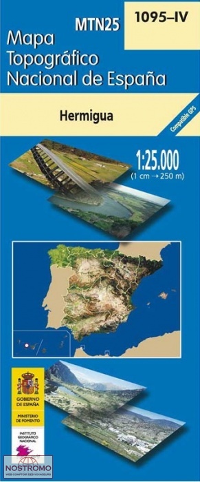 1095-4 HERMIGUA | carte topographique CNIG