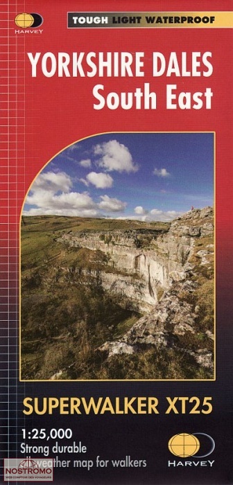 YORKSHIRE DALES SOUTH EAST | Harvey hiking map