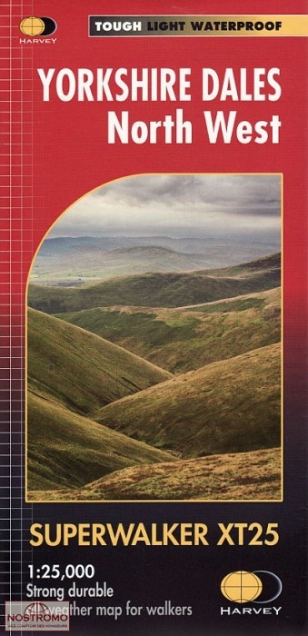 YORKSHIRE DALES NORTH WEST | Harvey hiking map