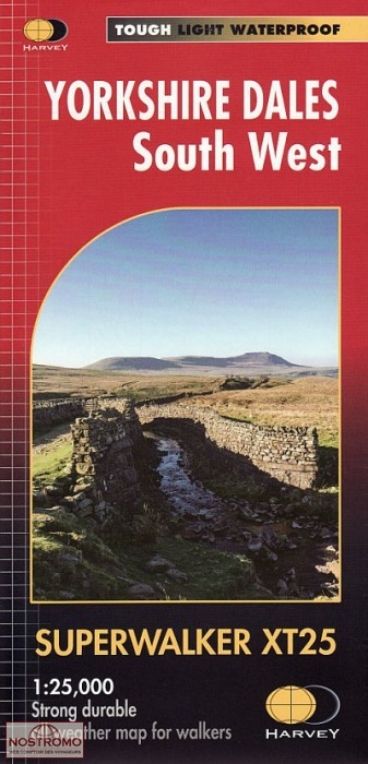YORKSHIRE DALES SOUTH WEST | Harvey hiking map