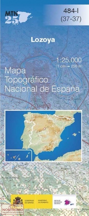484-1 LOZOYA | CNIG topographical map