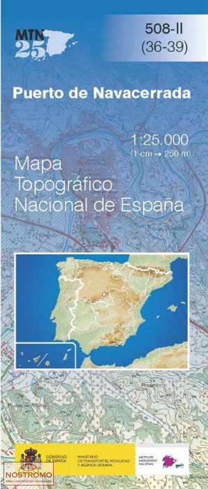 508-2 PUERTO DE NAVACERRADA | CNIG topographical map