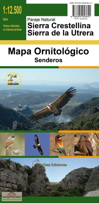 SIERRA CRESTELLINA Y SIERRA DE LA UTRERA | BioGea hiking map