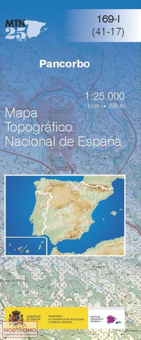 169-1 PANCORBO | carte topographique CNIG