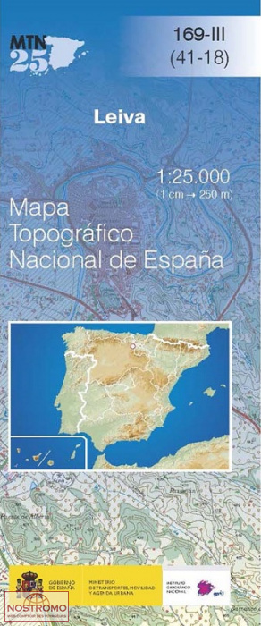 169-3 LEIVA | carte topographique CNIG