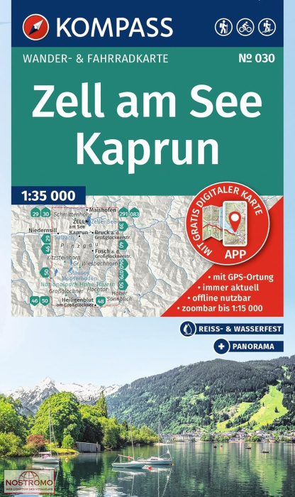 ZELL AM SEE - KAPRUN 030 | Kompass hiking map