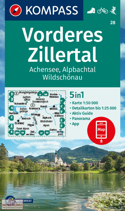 VORDERES ZILLERTAL 28 | Kompass hiking map