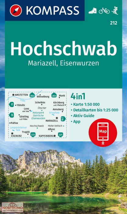HOCHSCHWAB 212 | Kompass hiking map