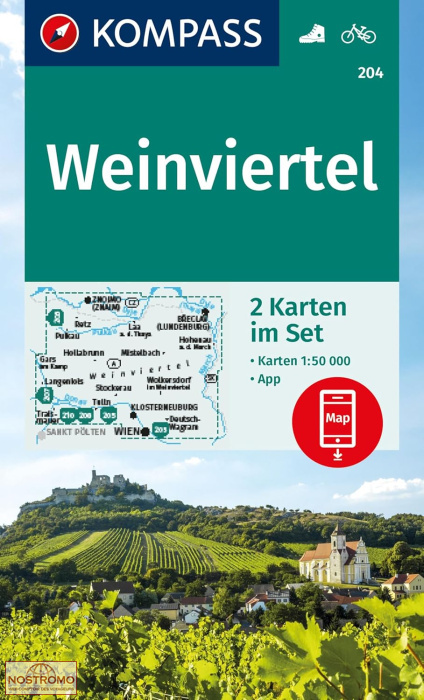 WEINVIERTEL 204 | Kompass hiking maps