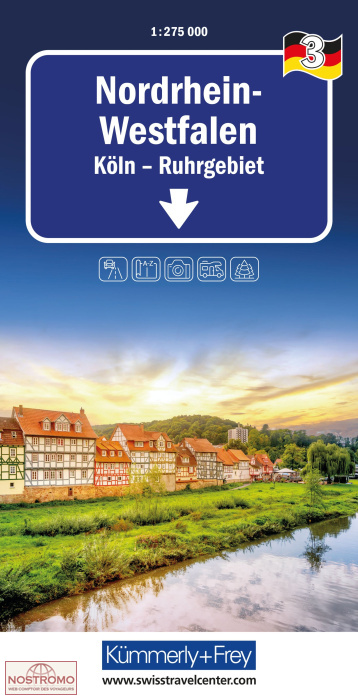 3 NORTH RHINE-WESTPHALIA | Kummerly+Frey road map