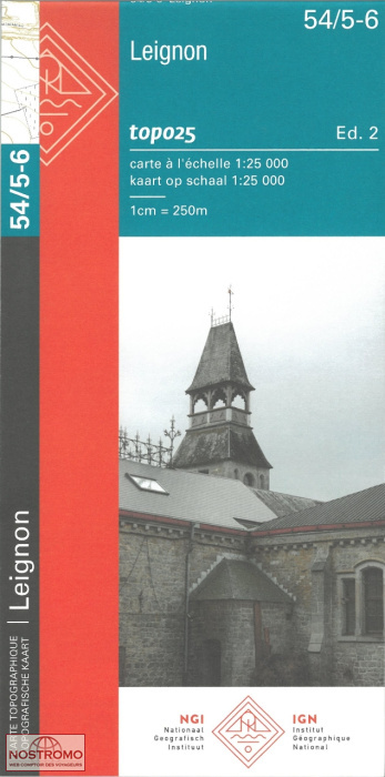 54/5-6 LEIGNON | carte topographique NGI/IGN