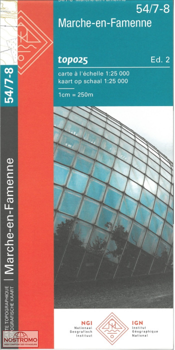 54/7-8 MARCHE-EN-FAMENNE | carte topographique NGI/IGN