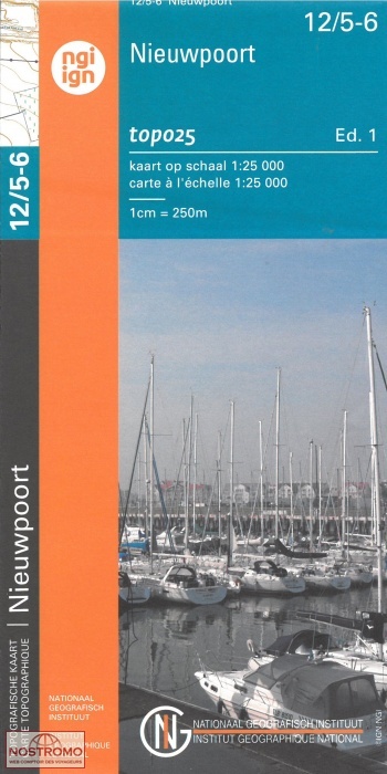 12/5-6 NIEUWPOORT | carte topographique NGI/IGN