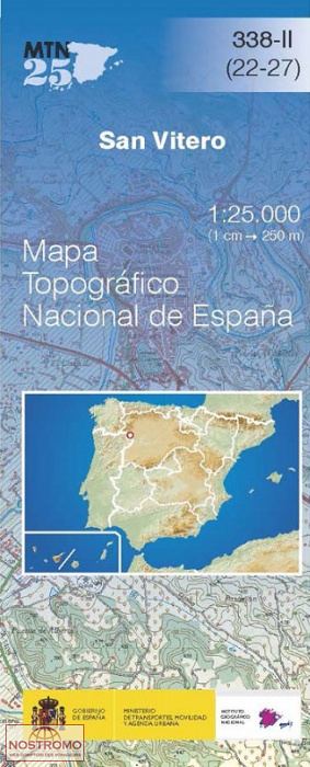 338-2 SAN VITERO | carte topographique CNIG