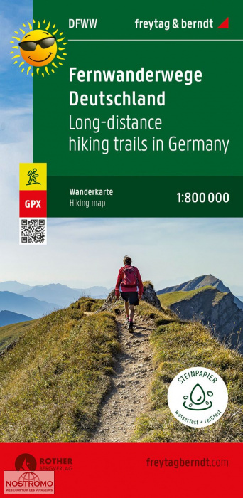 LONG-DISTANCE HIKING TRAILS IN GERMANY | Freytag & Berndt hiking map
