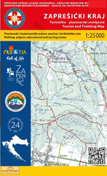 24 ZAPREŠIĆKI KRAJ | HGSS hiking map