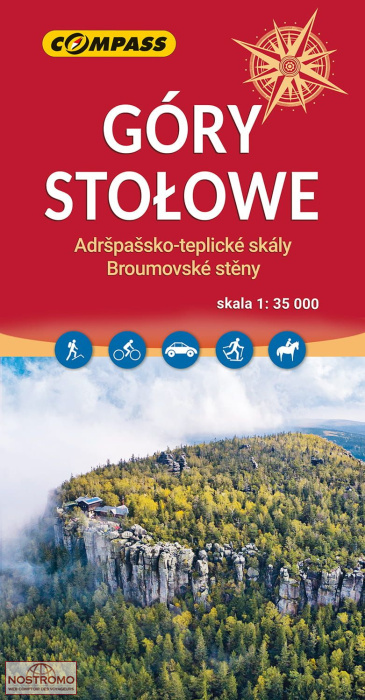 GÓRY STOŁOWE | carte de randonnée Compass
