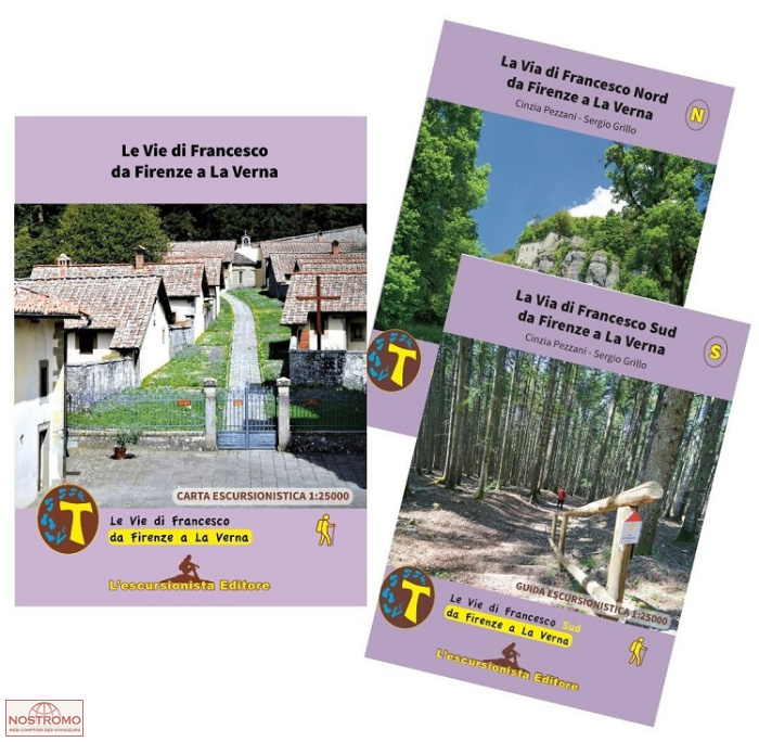 LE VIE DI FRANCESCO DA FIRENZE A LA VERNA | l'Escursionista hiking map