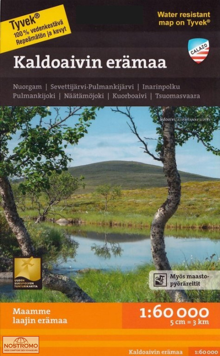 KALDOAIVIN ERÄMAA | Calazo hiking map