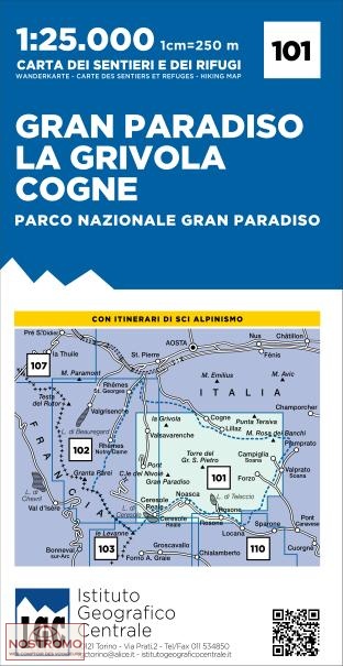 101 GRAN PARADISO | IGC hiking map