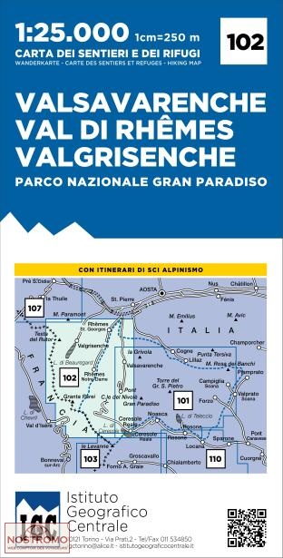 102 VALSAVARENCHE | IGC hiking map