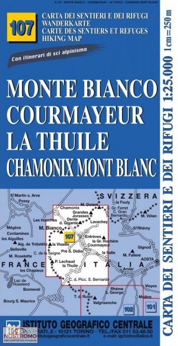 107 MONTE BIANCO | IGC hiking map