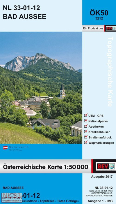 3212 BAD AUSSEE | BEV topographical map
