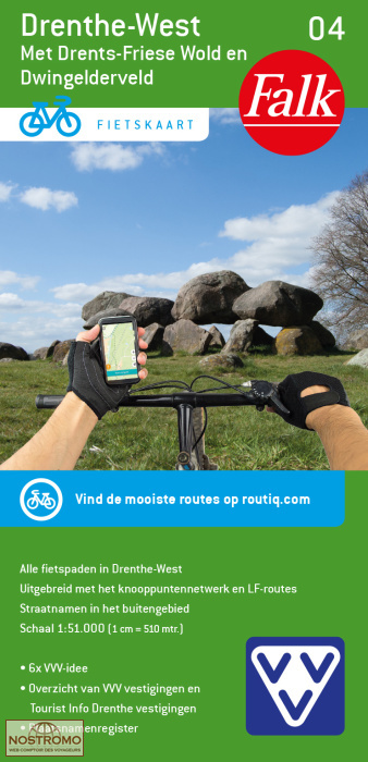 DRENTHE-WEST 04 | Falk cycling map