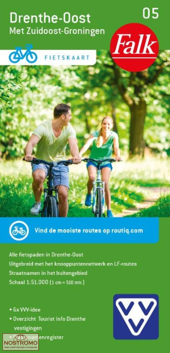 DRENTHE-OOST 05 | Falk cycling map