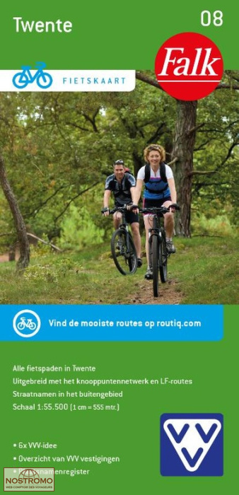 TWENTE 08 | carte de cyclotourisme Falk