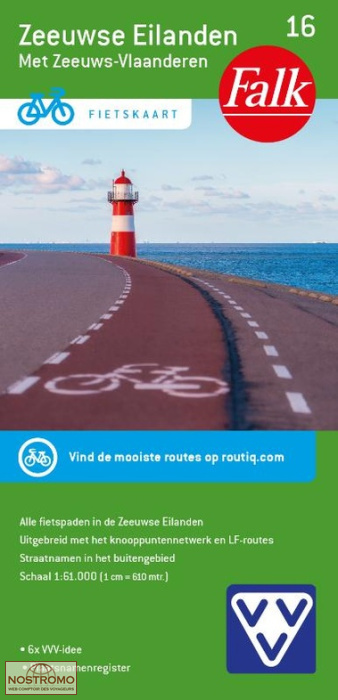 ZEEUWSE EILANDEN 16 | Falk cycling map