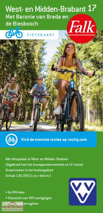 WEST EN MIDDEN-BRABANT 17 | Falk cycling map