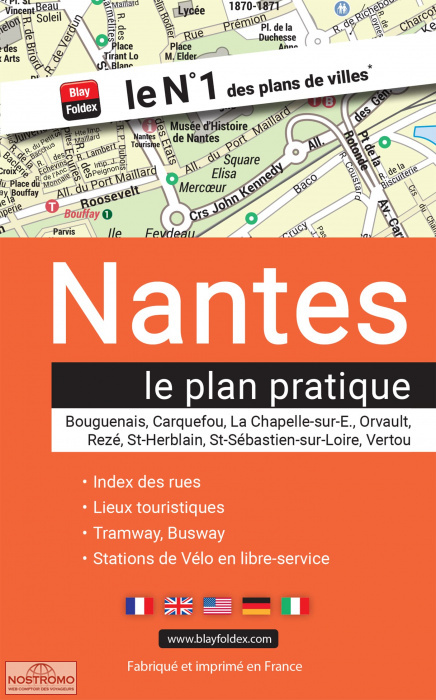 NANTES | Blay Foldex street map