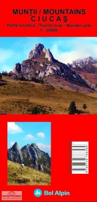 MUNTII CIUCAS | Bel Alpin hiking map