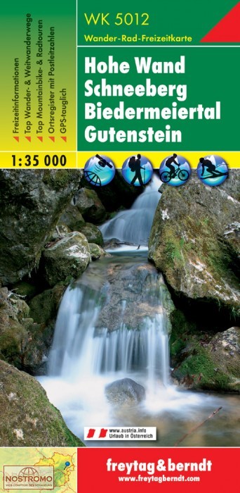 WK5012 HOHE WAND | Freytag & Berndt hiking map