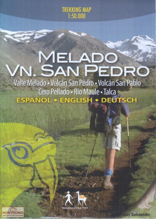 MELADO - VOLCAN SAN PEDRO | Trekkingchile trekking map
