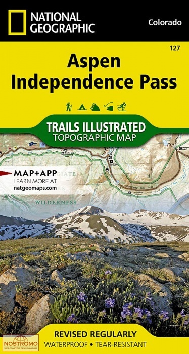 ASPEN - INDEPENDANCE PASS | National Geographic hiking map