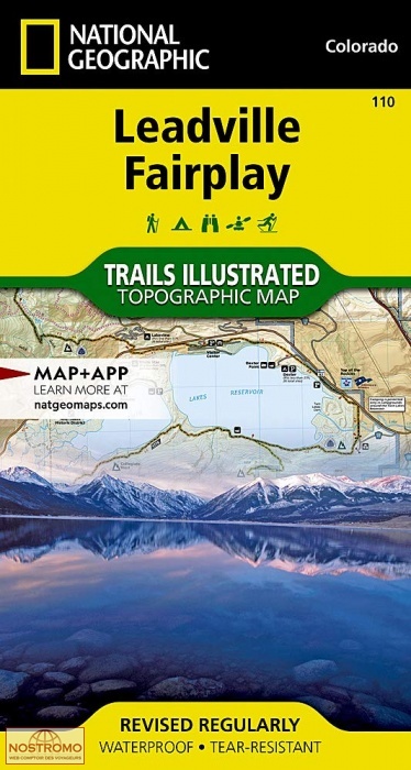 LEADVILLE - FAIRPLAY | National Geographic hiking map