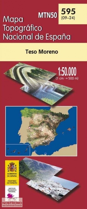 595 TESO MORENO | carte topographique CNIG