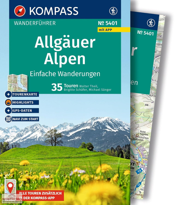 ALLGÄUER ALPEN | guide de randonnée Kompass